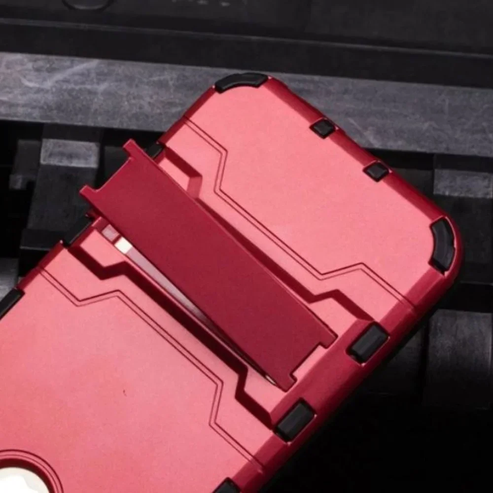 PREMIUM iPHONE 6 / 6S CASE TPU + P SHOCK KICKSTAND